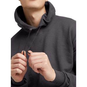 Sudadera con capucha de poliéster con bloque de color blanco M para hombre: ropa de calle diaria, ropa informal y activa asequible para hombres - Product Image 2