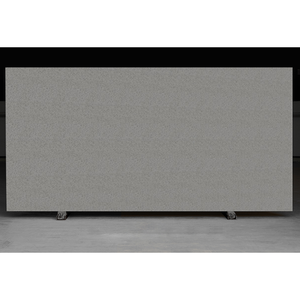 Comptoir personnalisé gris moderne de qualité supérieure avec dalle de quartz effet béton résistant aux taches garantie de 5 ans pour restaurant hall d'hôtel - Product Image 4