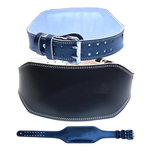 Cinturón de levantamiento de pesas de alta calidad personalizable para gimnasio, resistente, Original, de cuero de vaca, soporte trasero, logotipo de entrenamiento físico - Product Image 4
