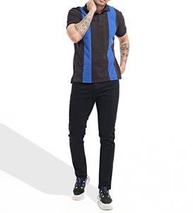 Logo personnalisé imprimé de polos en tissu polyester respirant pour sports d'extérieur, tennis et course à pied - Product Image 1