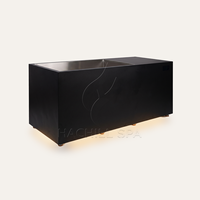Baignoire de récupération pour athlètes avec refroidisseur intégré de qualité commerciale, écran tactile et éclairage d'ambiance LED – Pro Spa Ice Tub