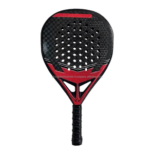 Raqueta de Pádel Personalizada de Fibra de Carbono 18K con Diamantes, Raqueta de Tenis de Playa Profesional, Resistente a Impactos e Impermeable - Product Image 2