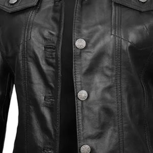 Chaqueta de Cuero de Piel de Oveja para Mujer, de Alta Calidad, con Forro de Nailon, Diseño Clásico, Nuevo, Precio Increíble, MOQ Bajo, Superventas - Product Image 6