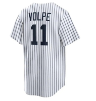 Vente en gros Maillots de baseball cousus New York 11 Anthony Volpe 3 Babe Ruth 26 LeMahieu 48 Anthony Rizzo 65 Nestor Cortes JR