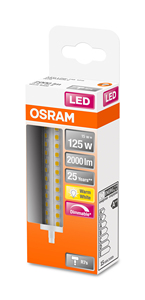 Lampada LED Lineare Dimmerabile R7S 16W 2700K 2000Lm 118mm (Osram 4058075432550) - Product Image 2