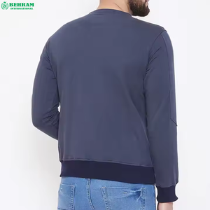 บริการ OEM ODM เสื้อสเวตเชิ้ตผู้ชายผ้าฝ้าย 100% แบบสวมหัว คอกลมเรียบง่าย สวมใส่สบายในฤดูหนาว แห้งเร็ว ระบายอากาศได้ดี - Product Image 3