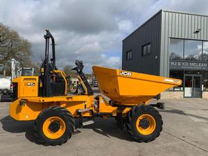 รถตักล้อยาง JCB มือสอง ขนาด 1 ตัน 2 ตัน 3 ตัน 4 ตัน 5 ตัน แบบดีเซล ขับเคลื่อน 4 ล้อ พร้อมกระบะท้ายแบบดัมพ์ รถพ่วงขนาดเล็ก - Product Image 4