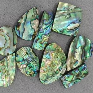 Cabochon en pierre naturelle d'abalone de qualité supérieure, cabochon en coquille naturelle poli pour la guérison, formes variées - Product Image 2