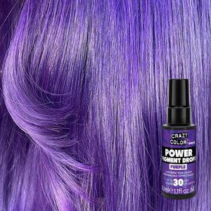 Gouttes de Pigment Violet Ultra-Intense Crazy Color – Véganes, Ultra-Concentrées, Booster de Couleur Capillaire Inter-Mélangable - Product Image 2
