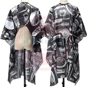 Cape de coupe de cheveux tablier de barbier avec fermeture à pression \ Cape de salon de coiffure de qualité supérieure à vendre - Product Image 4