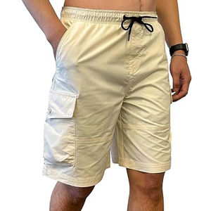 Pantalones cortos Cargo de algodón de secado rápido de alta calidad para hombres logotipo personalizado cintura elástica sólido transpirable mejor Material al por mayor - Product Image 3