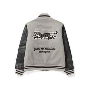 2025 Logo personnalisé hommes de haute qualité OEM Baseball Letterman Varsity vestes Stand Chenille broderie cuir manches enduit - Product Image 5