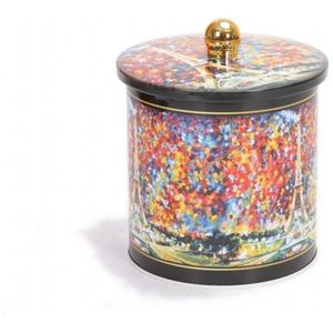 Afremov Paris 2.1L Boîte ronde en métal 140x150mm avec poignée à bouton EF14302 Turquie - Product Image 3