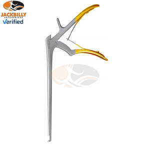 JACKBILLY Spurling Kerrison Rongeur poinçon mince pied plaque 40 degrés avant morsure 1mm morsure taille Instruments orthopédiques chirurgicaux - Product Image 2