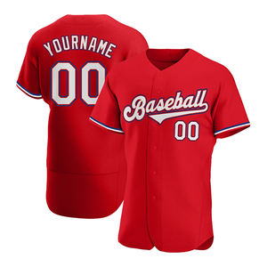 Camiseta de Béisbol Sublimada al por Mayor 2026 con Logotipos y Diseños Personalizados, 100% Poliéster, Transpirable y Antibacteriana - Product Image 4