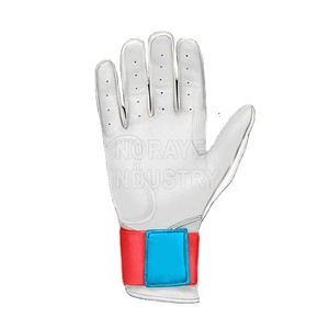 Guantes de Bateo de Béisbol Profesionales OEM Personalizados, con Palma de Piel de Oveja y Dorso de Piel de Vacuno, Puño Largo - Product Image 4