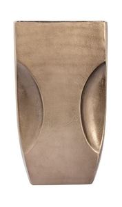 Nouveauté Vase à fleurs martelé en forme de navire de luxe antique en métal aluminium pour la décoration de la maison logo de taille personnalisée de style européen - Product Image 3