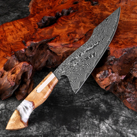 Couteau de cuisine professionnel, design moderne, ambidextre, durable, fait main, service OEM/ODM de haute qualité, personnalisable en gros