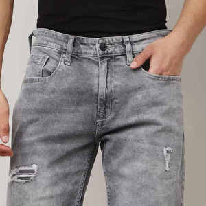 Nouveaux shorts en jean classiques et tendance pour homme, coupe slim, longueur genou, séchage rapide, pour l'été - Product Image 5