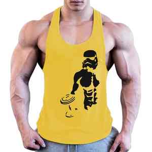 Camiseta sin mangas de gimnasio de verano para hombre, ropa deportiva transpirable, chaleco sin mangas de talla grande, camisas para hombre - Product Image 4