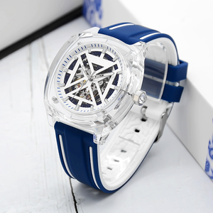 Reloj Mecánico de Lujo para Hombre OEM K9 GFL-A9107G con Caja de Cristal de Zafiro, Cronógrafo, Esqueleto Visible, Automático - Product Image 3