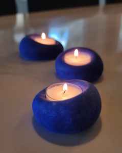 เชิงเทียนเรซิ่นและไม้ทำมือ กลิ่นหอม รูปทรงตามสั่ง สำหรับตกแต่งบ้าน ของขวัญวันวาเลนไทน์ ของขวัญงานแต่งงาน - Product Image 1