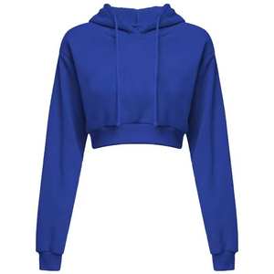 Sweat-shirt à capuche long pour femme de meilleure qualité Vêtements tricotés d'hiver avec col à capuche disponibles en grandes tailles (XS) - Product Image 1