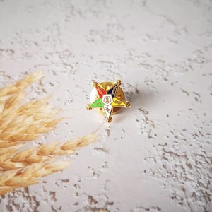 Factory Custom Logo Brass Badge Antique Plated <b>Iron</b> Metal Hard Enamel Pins Masonic for Anniversary ronpex - Product Image 6