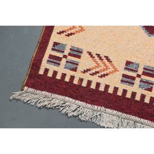 พรมตุรกี ขนาด 2.5x4.1 ฟุต สีเบจ ขอบสีเบจ ทำจากขนสัตว์ - Product Image 3