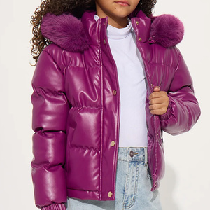 Cuello alto con capucha de tela ligera pero aislada con capucha/chaqueta acolchada con cierre de botón frontal colores y tamaños personalizados - Product Image 6