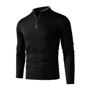 Polo de manga larga personalizado al por mayor, Polo de manga larga OEM, proveedor de ropa deportiva de tela transpirable de secado rápido para hombres, tenis de golf - Product Image 2