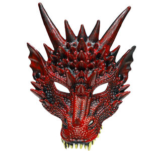 PUフォームティラノサウルスレックス現実的な<span class=keywords><strong>3D</strong></span>アニマルヘッドセットパーティー用 - Product Image 2