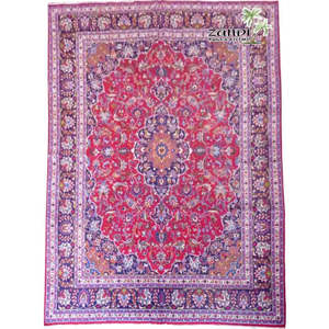 Alfombras Tabriz de lujo, tradicionales, anudadas a mano, con diseño de medallón, artesanales, de lana pura y algodón, para el hogar y la oficina. - Product Image 1