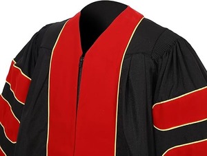 ชุดครุยรับปริญญาเอกแบบยูนิเซ็กซ์ พร้อมหมวกครุย 8 แฉก สำหรับเครื่องราชอิสริยาภรณ์ทางวิชาการ - Product Image 4