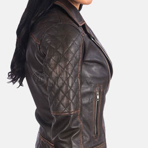 Nouveauté Veste en cuir véritable de haute qualité Meilleure vente Prix de gros Vestes pour femmes en vente en ligne - Product Image 3