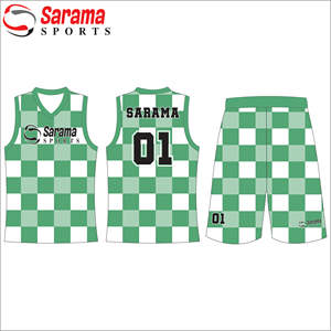 Ensemble de maillots de basket-ball imprimés réversibles sur mesure, tailles plus grandes, uniformes unisexes, vêtements de basket-ball respirants, séchage rapide, antibactériens - Product Image 1