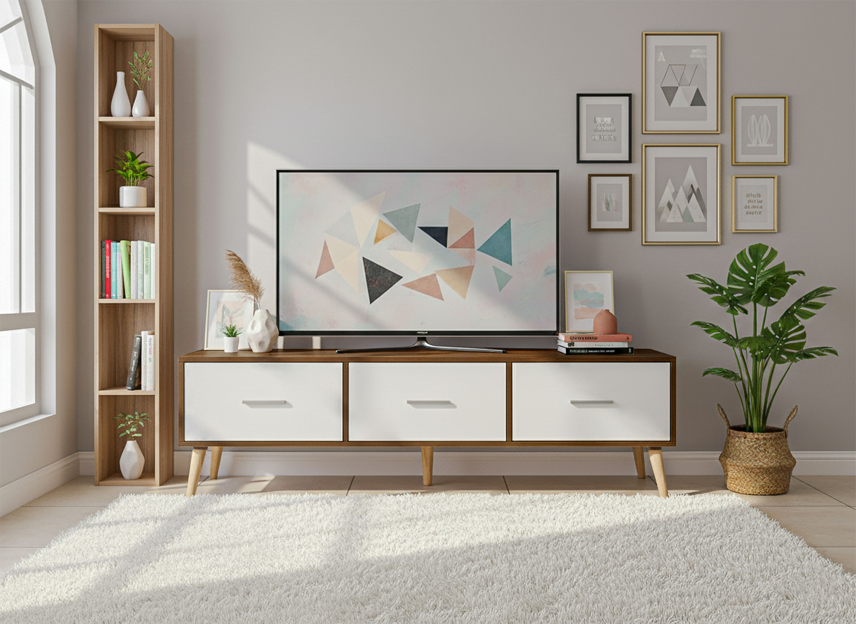 Columbia Walnut + White