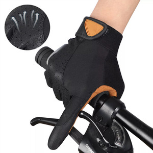 Guantes deportivos para ciclismo, pantalla táctil, bicicleta, guantes de dedo completo, guantes acolchados para bicicleta, protección contra golpes, guantes para montar - Product Image 4