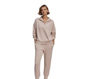 Sudadera con capucha de media cremallera para mujer, estilo casual, vintage, para invierno, de alta calidad, recién llegada del fabricante - Product Image 4