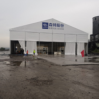 Auvent extérieur en PVC de 15m pour atelier, stockage industriel personnalisé, tente en toile étanche pour entrepôt pour événements
