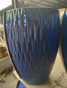 [Leo Nguyen Le] - Vente en gros de grands pots de fleurs décoratifs en céramique colorée, pots à plantes, grands pots de fleurs en céramique émaillée pour l'extérieur, pour les arbres - Product Image 4