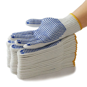 Guanti di Sicurezza in Cotone a Pois con Caratteristiche Antiscivolo e Impermeabili, Colori Personalizzabili per <span class=keywords><strong>Lavori</strong></span> <span class=keywords><strong>Edili</strong></span> - Product Image 2