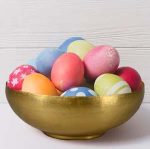 Bol en métal de luxe personnalisé, finition écologique verte, ensemble de vaisselle et d'assiettes pour servir des desserts et des chocolats, sûr et élégant - Product Image 4