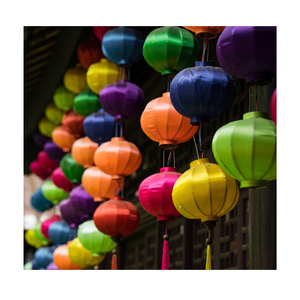 Linterna de seda vietnamita Festival de papel Publicidad colgante Linterna de bambú colgante de mediados de otoño de 99 GD - Product Image 1