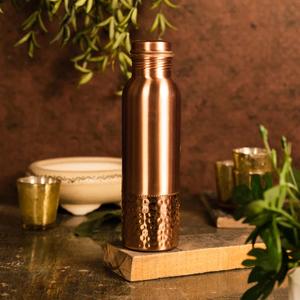 Aluminum Bottle Hammered Design Hot Selling Multipurpose Fully Matt Finished Travelling Usage 1000ml Thermal Insulation 24-36 - Product Image 1