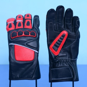 ถุงมือป้องกันมอเตอร์ไซด์ถุงมือหนังแท้เจาะรูสำหรับมอเตอร์ครอส - Product Image 6