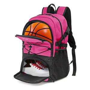 2023 mochila de poliéster de diseño personalizado Unisex, mochila de baloncesto impermeable, bolsa de transporte para ordenador portátil de malla suave, bolsillo antirrobo con cremallera - Product Image 6