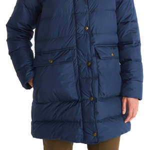 Marmot Women's Strollbridge Parka Jacket Blue Large-Winter Waterproof Wool Cashmere Lining Hooded Collar Cotton Filling Fur Long - Product Image 3
