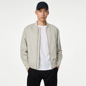 Chaquetas de bombardero de invierno para hombre de alta calidad y bajo precio, chaquetas de bombardero cálidas de poliéster a prueba de viento para hombre - Product Image 2