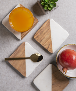 Sous-verre en pierre de haute qualité pour la décoration de table Restaurant de mariage Hôtel Usage domestique à bas prix - Product Image 2